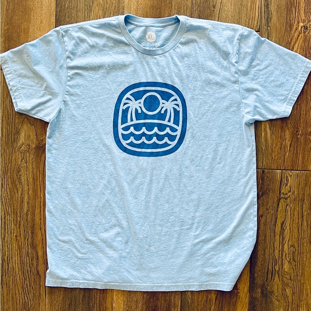 Wohven Light Blue Graphic Tee